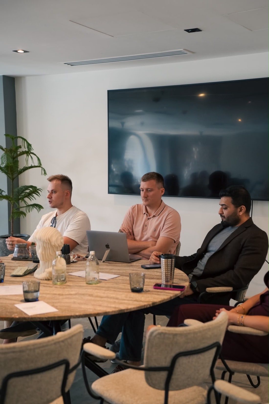 Gregory Shevchenko in the panel discussion at Roasters JBR, Dubai event